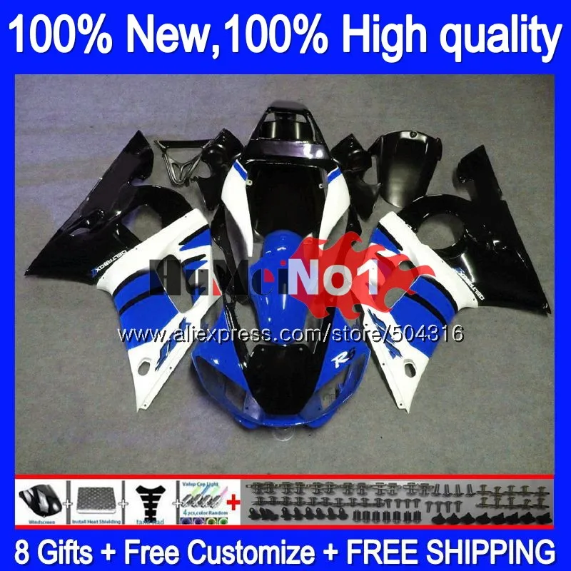 R 6 For YAMAHA YZF R6 YZF600 YZF 600 YZF-600 White Blue 4MC.118 YZF-R6 1998 1999 2000 2001 2002 YZFR6 98 99 00 01 02 Fairings
R 6 For YAMAHA YZF R6 YZF600 YZF 600 YZF-600 White Blue 4MC.118 YZF-R6 1998 1999 2000 2001 2002 YZFR6 98 99 00 01 02 Fairings