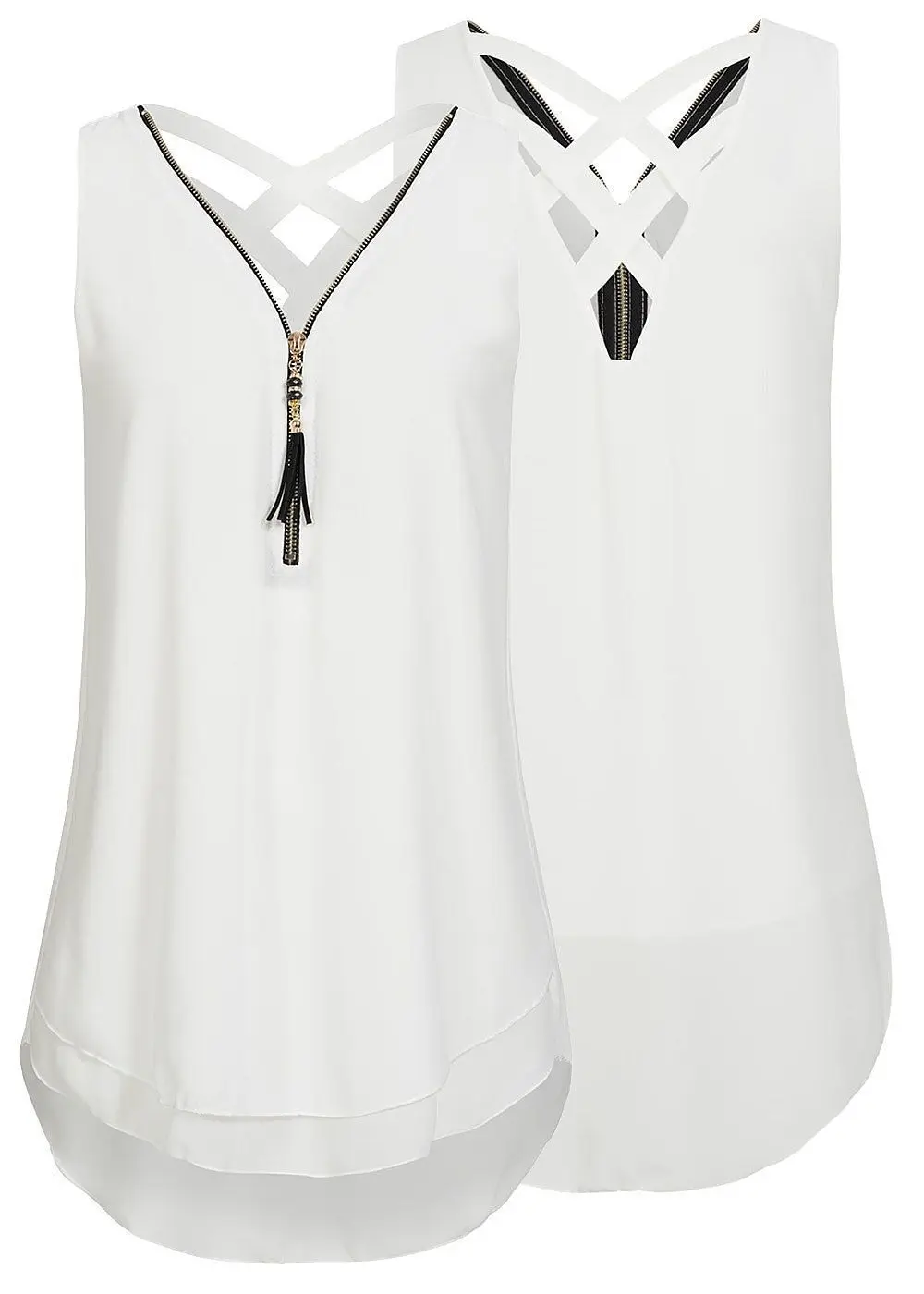 clothing OWLPRINCESS 2018 New Style Sleeveless Zipper Solid Color WOMEN'S Dress Summer Breathable WOMEN'S T-shirt
clothing OWLPRINCESS 2018 New Style Sleeveless Zipper Solid Color WOMEN'S Dress Summer Breathable WOMEN'S T-shirt