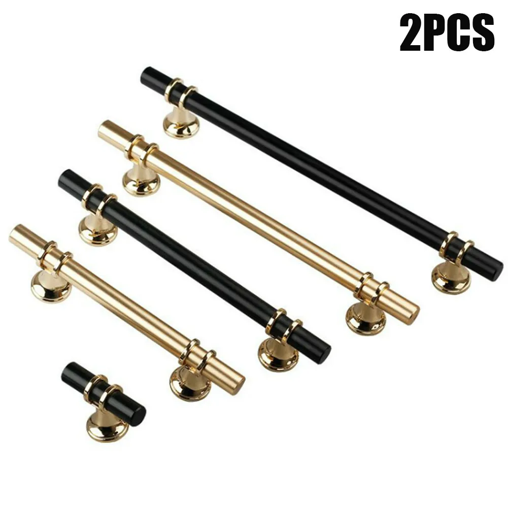 2Pcs Handle Bar Gold Black Chrome Kitchen Cabinet Door Drawer Cupboard T Bar Handle Knob Home 96/128/160/192/320mm
2Pcs Handle Bar Gold Black Chrome Kitchen Cabinet Door Drawer Cupboard T Bar Handle Knob Home 96/128/160/192/320mm
