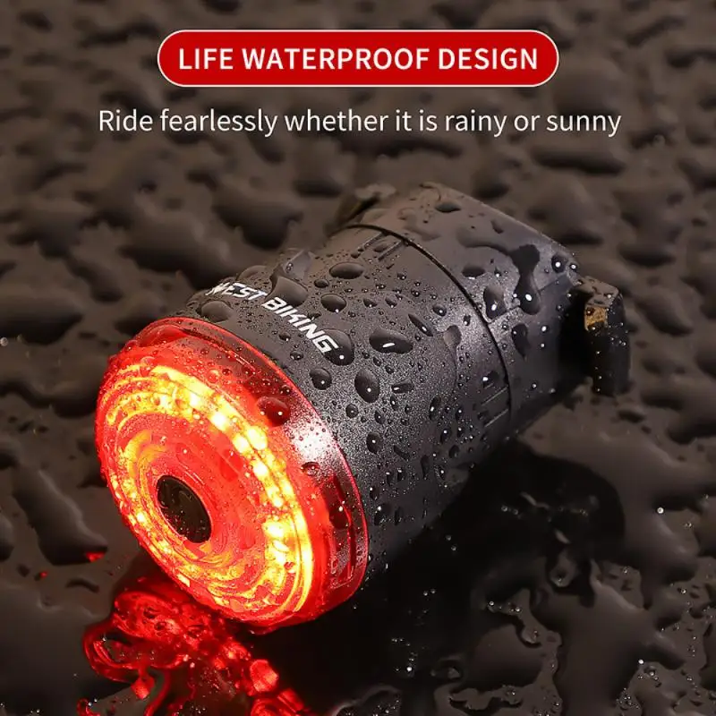 New Bicycle Smart Brake Tail Light Usb Night Riding Induction Warning Light Outdoor Riding Equipment
New Bicycle Smart Brake Tail Light Usb Night Riding Induction Warning Light Outdoor Riding Equipment