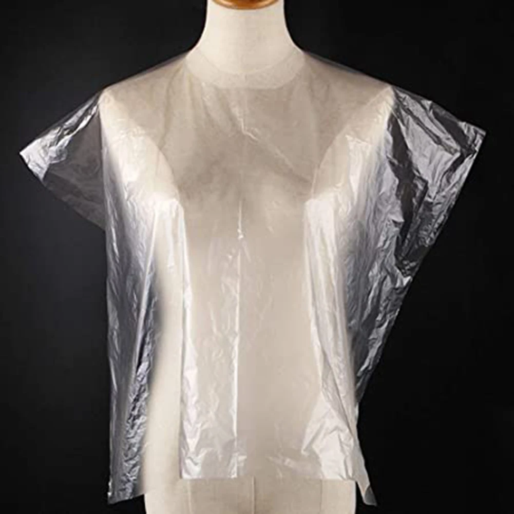 New 100Pcs Hair Cutting Capes Disposable Waterproof Transparent Hair Salon Hairdressing Capes Gown SCI88
New 100Pcs Hair Cutting Capes Disposable Waterproof Transparent Hair Salon Hairdressing Capes Gown SCI88