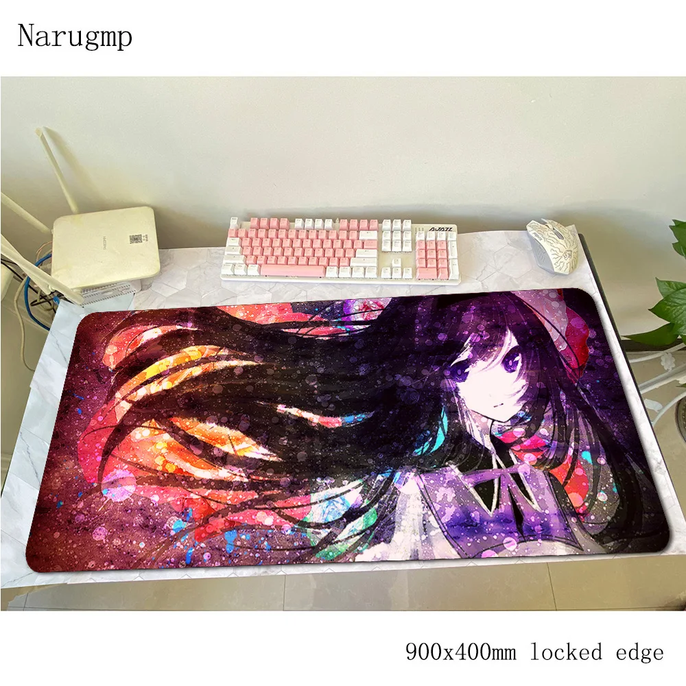 Homura Akemi mouse pad wrist rest Computer mat 900x400x3mm gaming mousepad large anime padmouse keyboard games pc gamer desk 
Homura Akemi mouse pad wrist rest Computer mat 900x400x3mm gaming mousepad large anime padmouse keyboard games pc gamer desk