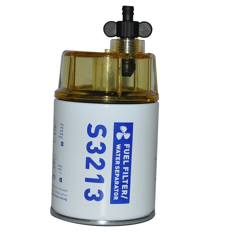 S3213 Replacement Gasoline Series Filters Outboard Spin-On Fuel Water Separator with Clear Bowl for Marine Yamaha Sierra Mercury 
S3213 Replacement Gasoline Series Filters Outboard Spin-On Fuel Water Separator with Clear Bowl for Marine Yamaha Sierra Mercury