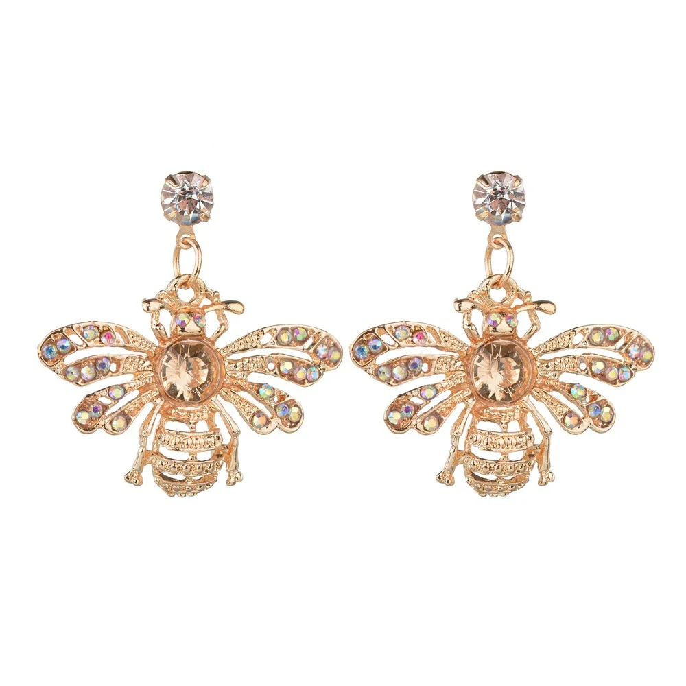 2020 New Fashion Animal Honeybee Dangle Earrings Trendy Fairy Cute Romantic Drop Earrings for Women Girls Jewelry
2020 New Fashion Animal Honeybee Dangle Earrings Trendy Fairy Cute Romantic Drop Earrings for Women Girls Jewelry