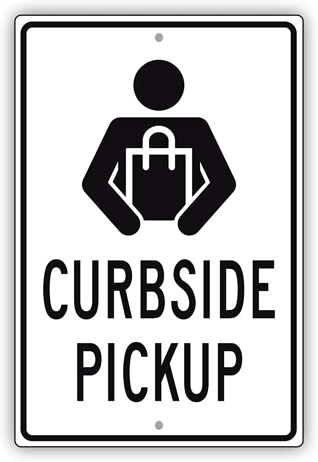 Afterprints Curbside Pickup Restaurant Grocery Food Here Notice Novelty Aluminum Metal Sign 8"x12"
Afterprints Curbside Pickup Restaurant Grocery Food Here Notice Novelty Aluminum Metal Sign 8"x12"