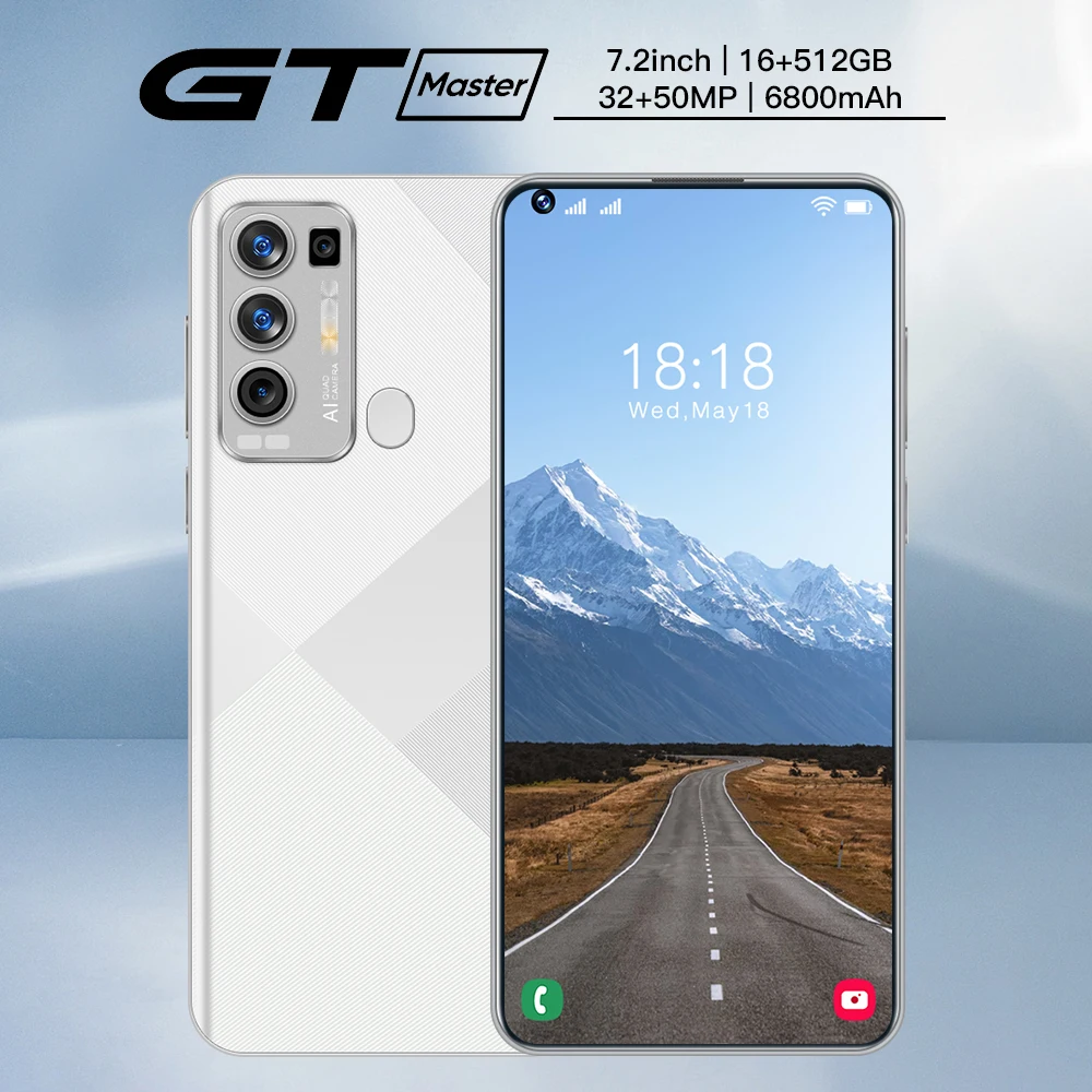 Новинка, смартфон GTmaster, 7,2 дюйма, 16 + 512 ГБ, 10 ядер, 32 + 50 МП, аккумулятор 6800 мАч, разблокировка распознаванием лица
Новинка, смартфон GTmaster, 7,2 дюйма, 16 + 512 ГБ, 10 ядер, 32 + 50 МП, аккумулятор 6800 мАч, разблокировка распознаванием лица