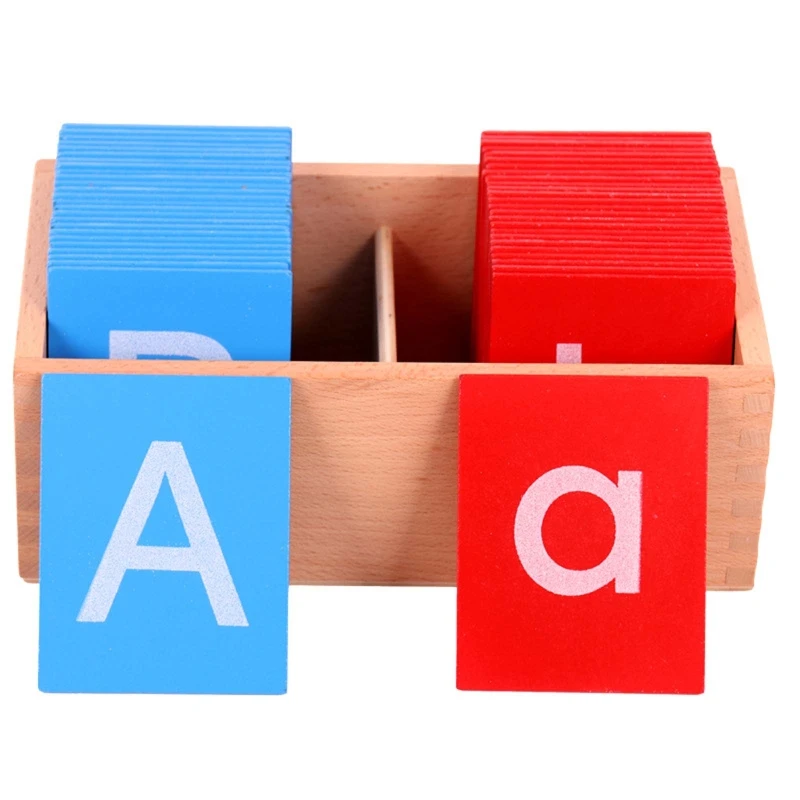 Montessori Kids Language Training Teaching Aids Uppercase Lowercase English Letters Sandpaper Letter Board Wooden Toy 
Montessori Kids Language Training Teaching Aids Uppercase Lowercase English Letters Sandpaper Letter Board Wooden Toy