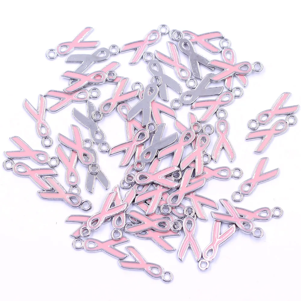 10Pcs Pendants Ribbon Awareness Metal Enamel Pink For Charms Bracelets Jewelry DIY Findings 20x9mm
10Pcs Pendants Ribbon Awareness Metal Enamel Pink For Charms Bracelets Jewelry DIY Findings 20x9mm
