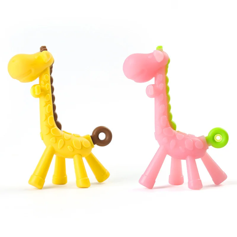 Baby Teether Toy Safety BPA-Free Banana Giraffe Strawberry Tooth Ring Silicone Chewler Dental Care Toothbrush Care Baby Gift
Baby Teether Toy Safety BPA-Free Banana Giraffe Strawberry Tooth Ring Silicone Chewler Dental Care Toothbrush Care Baby Gift
