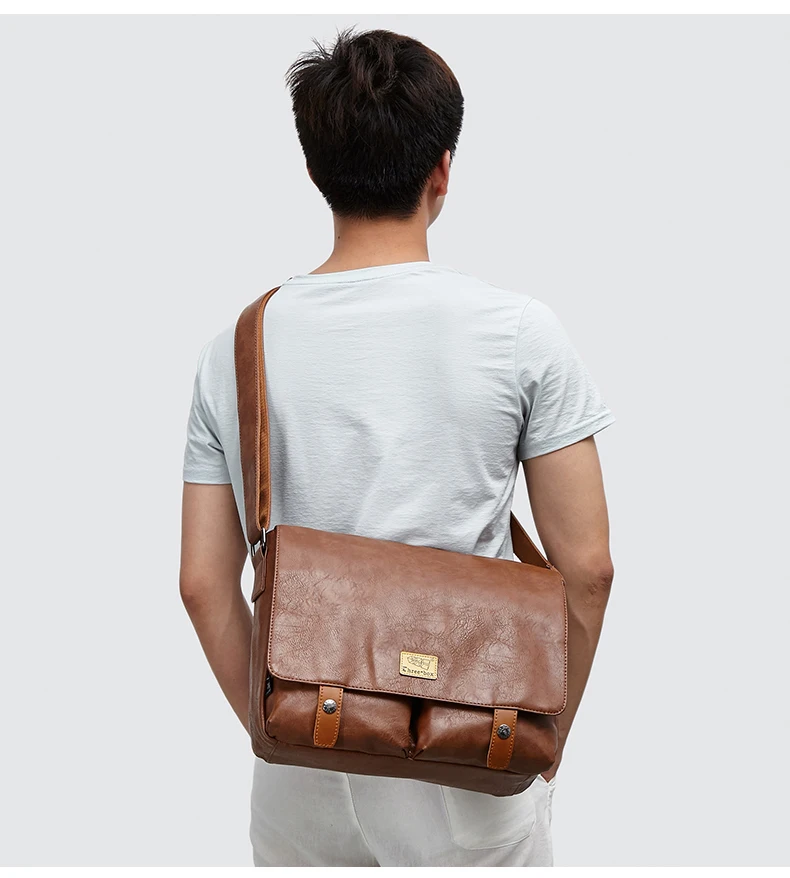 Casual Korean Style Men's Crossbody Bags Fashion Synthetic Leather Shoulder Messenger Bags High Quality Brand Design Sling Bag
Casual Korean Style Men's Crossbody Bags Fashion Synthetic Leather Shoulder Messenger Bags High Quality Brand Design Sling Bag