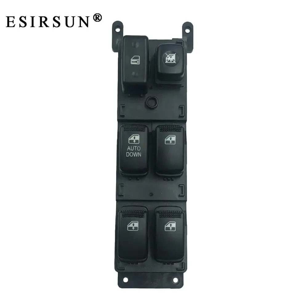 

ESIRSUN Electric Power Left Front Window Master Switch Fit For KIA RiO Hybrid 2006 2007 2008 2009 2010 , 93570-1G110 ,935701G110