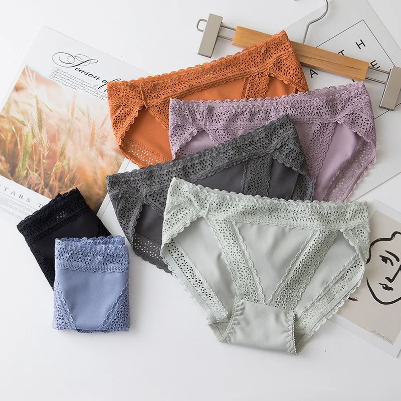 6Pcs Panties for Woman Underwear Sexy Lace Breathable Soft Lingerie Hollow Female Briefs Panty Sexy Women's Underpants
6Pcs Panties for Woman Underwear Sexy Lace Breathable Soft Lingerie Hollow Female Briefs Panty Sexy Women's Underpants