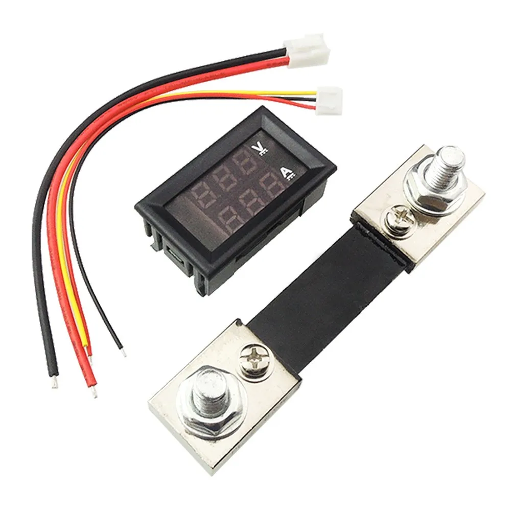 Mini Digital Voltmeter Ammeter DC 0-100V/ 7-110V 50A Amp Volt Voltage Current Meter Detector Tester 0.28" Dual LED Display Gauge
Mini Digital Voltmeter Ammeter DC 0-100V/ 7-110V 50A Amp Volt Voltage Current Meter Detector Tester 0.28" Dual LED Display Gauge