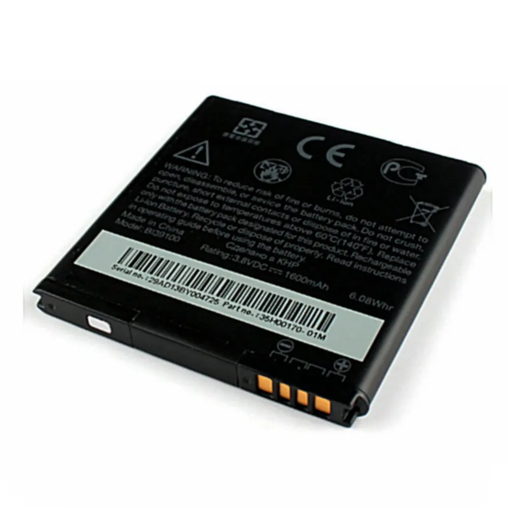 BI39100 battery 1600mah 6.08wh 3.8v for HTC Sensation XL X315E Titan X310E G21 G20 Rhyme S510b X3 Bliss Smartphone Original
BI39100 battery 1600mah 6.08wh 3.8v for HTC Sensation XL X315E Titan X310E G21 G20 Rhyme S510b X3 Bliss Smartphone Original
