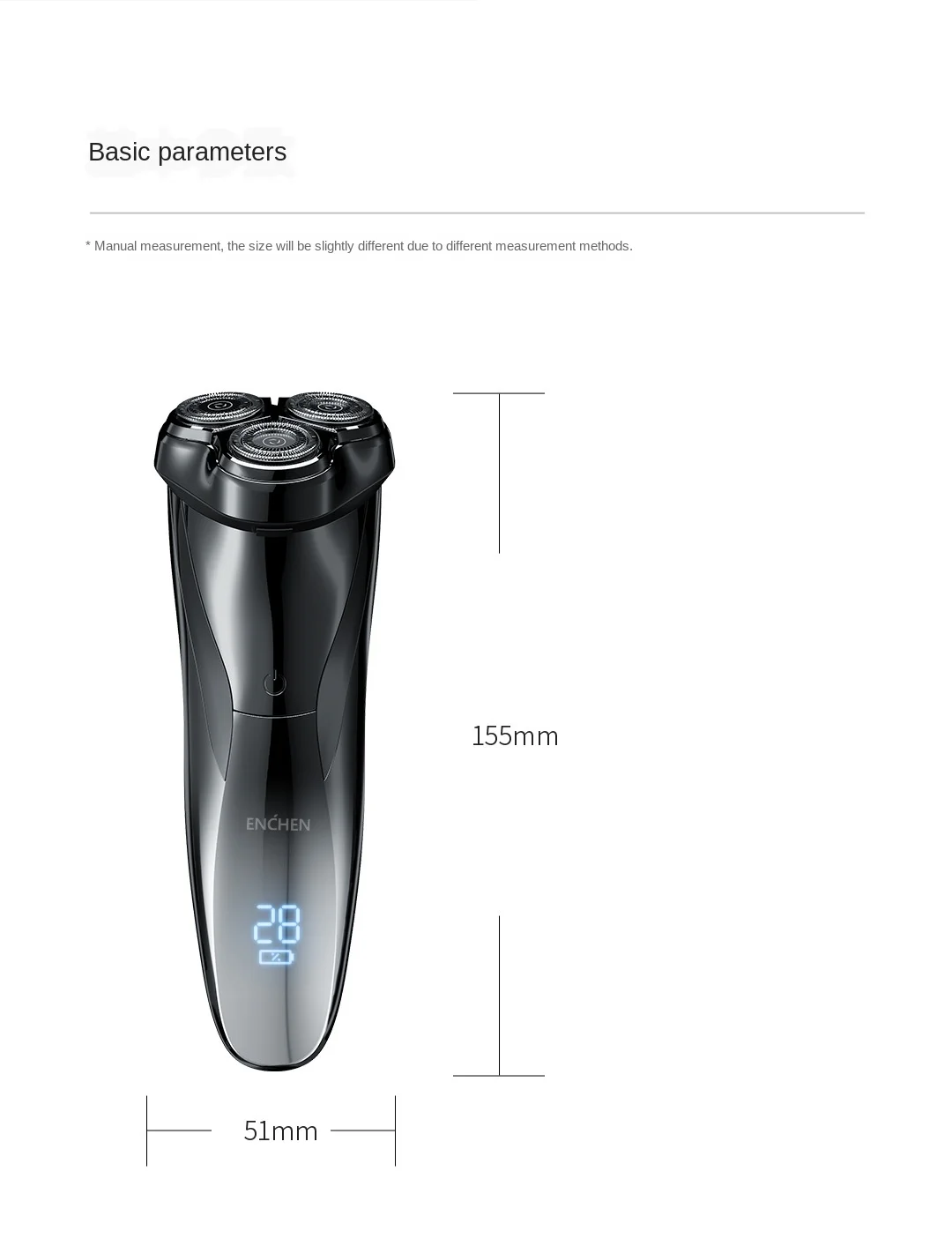 3D Men Electric Shaver Razor BlackStone3 IPX7 Waterproof Wet & Dry Dual Use LCD 3D Smart Control Shaving Beard Machine
3D Men Electric Shaver Razor BlackStone3 IPX7 Waterproof Wet & Dry Dual Use LCD 3D Smart Control Shaving Beard Machine