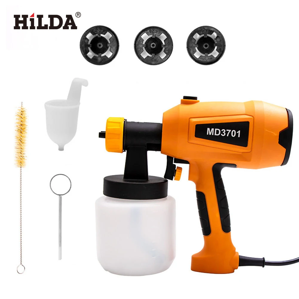 550W Electric Paint Sprayer Detachable Flow Control Airbrush High Pressure Spray Tools 4 Nozzles Spraying and Clean Perfect
550W Electric Paint Sprayer Detachable Flow Control Airbrush High Pressure Spray Tools 4 Nozzles Spraying and Clean Perfect
