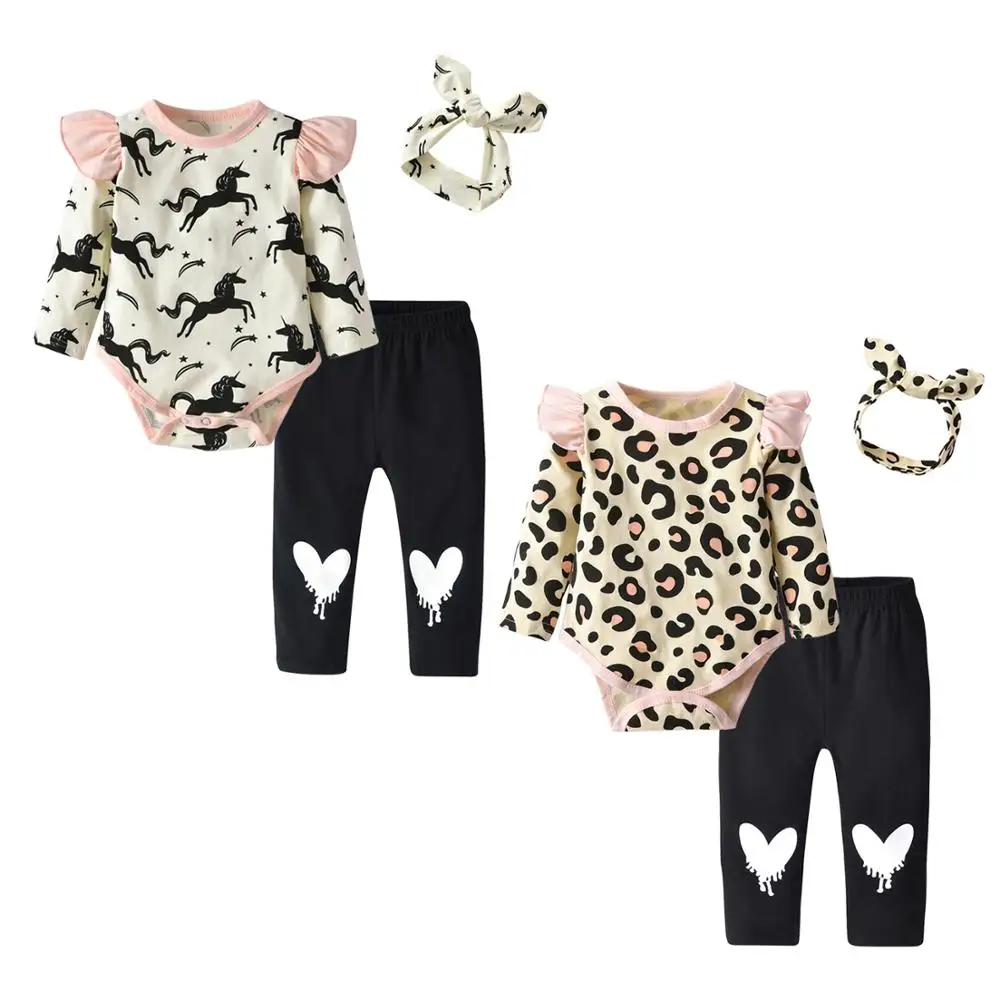 Newborn Baby Girl Clothes 3Pcs Outfits Set Cute Cartoon Print Long Sleeve Rompers+Casual Pants+Headband Infant Toddler Clothing
Newborn Baby Girl Clothes 3Pcs Outfits Set Cute Cartoon Print Long Sleeve Rompers+Casual Pants+Headband Infant Toddler Clothing