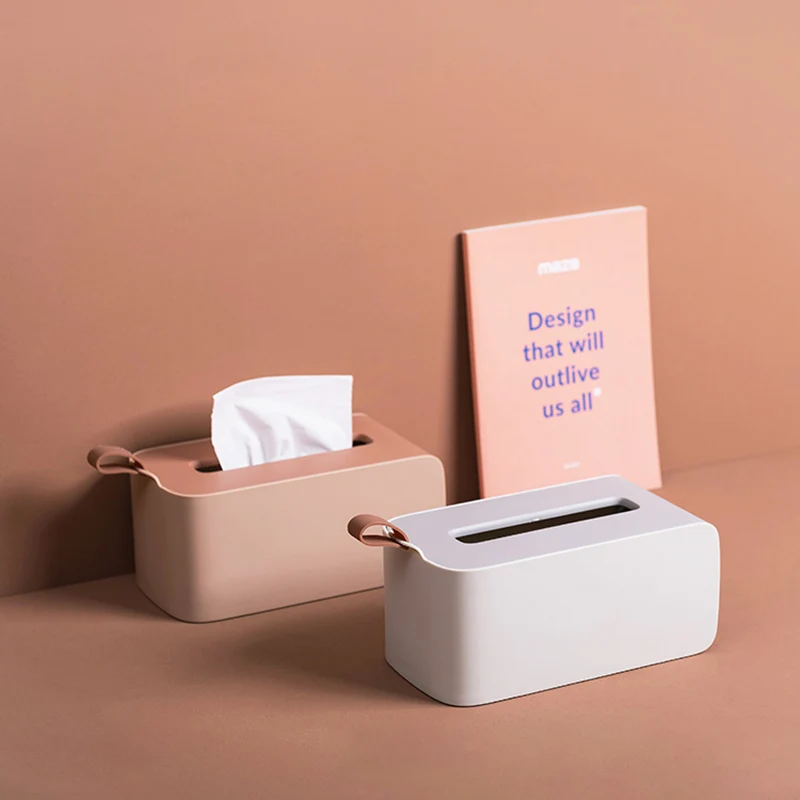 

Nordic Style Napkin Box Living Room коробка для салфеток Household Tea Table Plastic Pure Color Paper Towel Boxes Creativity