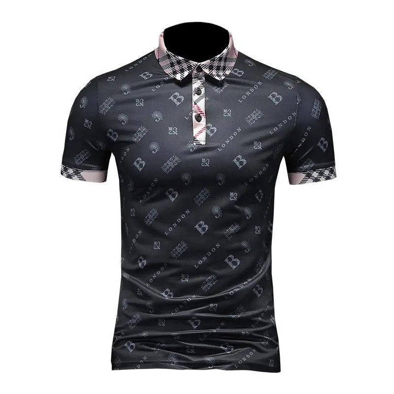 Europe station 2021 new summer classic fashion men's short sleeve T-shirt Polo Lapel slim casual men's wear
Europe station 2021 new summer classic fashion men's short sleeve T-shirt Polo Lapel slim casual men's wear