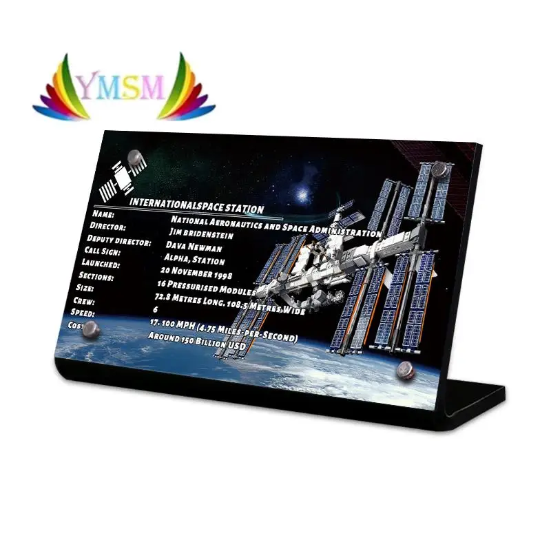 The Acrylic Display Stand Brand for Creator 21321 International Space Station Model Star Space Wars Building Blocks Set Kid Toy
The Acrylic Display Stand Brand for Creator 21321 International Space Station Model Star Space Wars Building Blocks Set Kid Toy