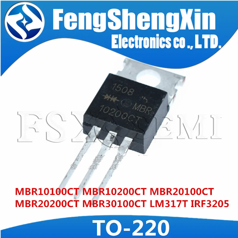 10PCS MBR10100CT MBR10200CT MBR20100CT MBR20200CT MBR30100CT LM317T IRF3205 Transistor TO-220 TO220 MBR20100 MBR20200 MBR30100
10PCS MBR10100CT MBR10200CT MBR20100CT MBR20200CT MBR30100CT LM317T IRF3205 Transistor TO-220 TO220 MBR20100 MBR20200 MBR30100