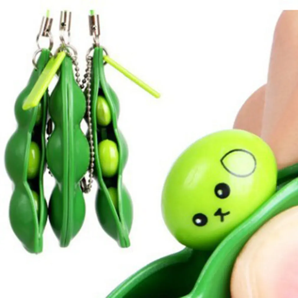 Funny Beans Squishy Squeeze Peas Edc Fidget Toys Pendants Keychain Anti Stress Relief Ball Gadgets Kid Children Novelty Toy
Funny Beans Squishy Squeeze Peas Edc Fidget Toys Pendants Keychain Anti Stress Relief Ball Gadgets Kid Children Novelty Toy
