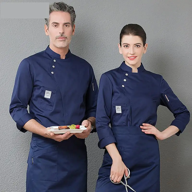 Long short Sleeve Man Western Restaurant Chef Jacket Woman Cafe Kitchen Work Wear Bakery Cooking Tops Fast Food Chef Uniform
Long short Sleeve Man Western Restaurant Chef Jacket Woman Cafe Kitchen Work Wear Bakery Cooking Tops Fast Food Chef Uniform