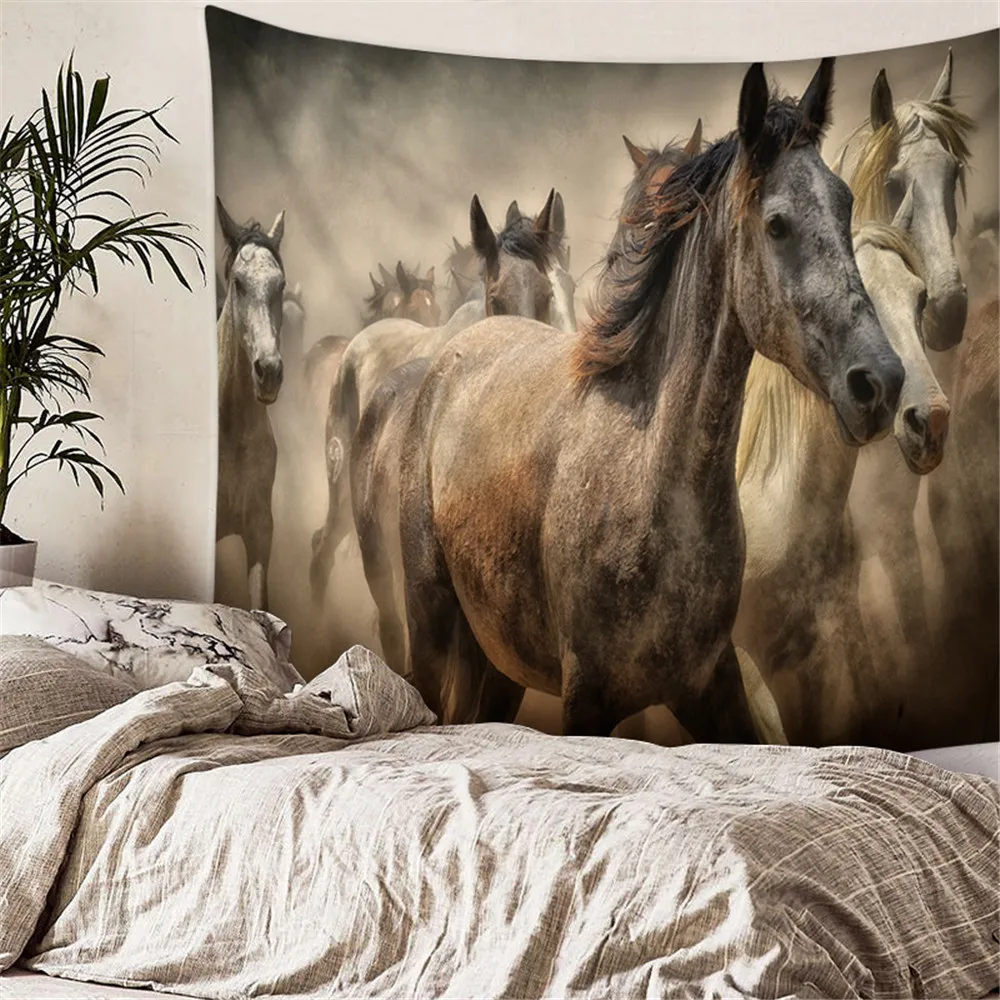 Rectangle Horse Printed Polyester Wall Tapestry Home Room Decorative Carpet Beach Towel Tablecloth Yoga Mat
Rectangle Horse Printed Polyester Wall Tapestry Home Room Decorative Carpet Beach Towel Tablecloth Yoga Mat