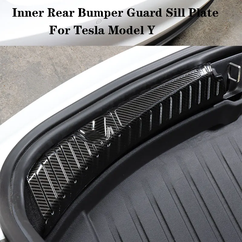 For Tesla Model Y Car Trunk Door Sill Plate Protector Rear Bumper Guard Stainless steel Mouldings Pad Trim Cover Strip Car Styl
For Tesla Model Y Car Trunk Door Sill Plate Protector Rear Bumper Guard Stainless steel Mouldings Pad Trim Cover Strip Car Styl