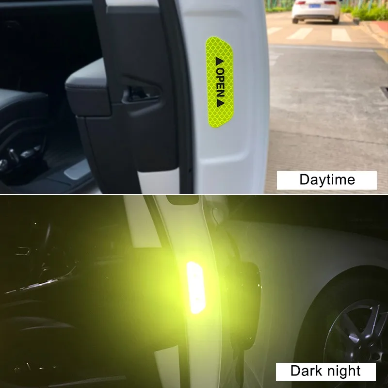Night Car Door Opening Safety 3D Reflective Stickers Car Door Stickers Warning Bumper Anti-collision Strip Decoration Ideas
Night Car Door Opening Safety 3D Reflective Stickers Car Door Stickers Warning Bumper Anti-collision Strip Decoration Ideas