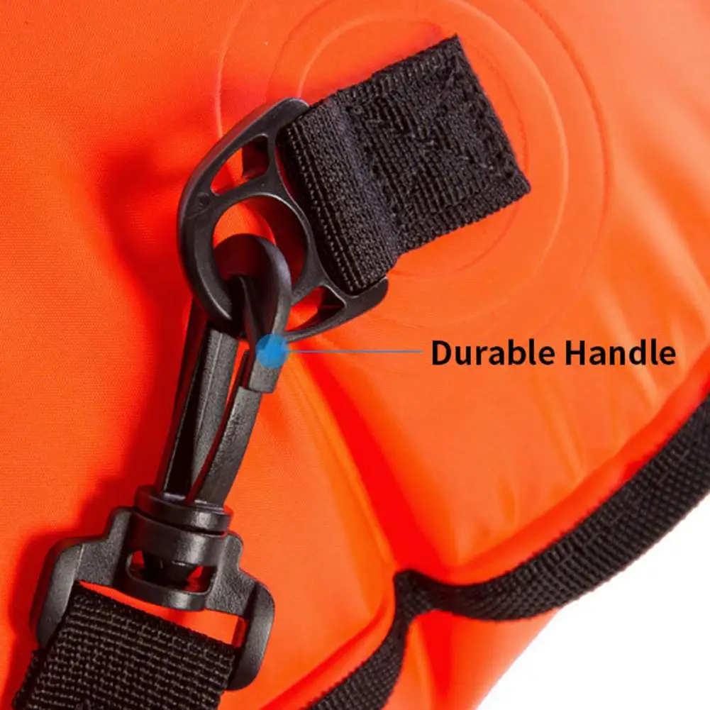 

Summer Folding Swim Buoy Backpack Open Water Sea Safety Swim Buoy Flotation Aid Swimming Multi-function Dry Bag Tow Float Bag