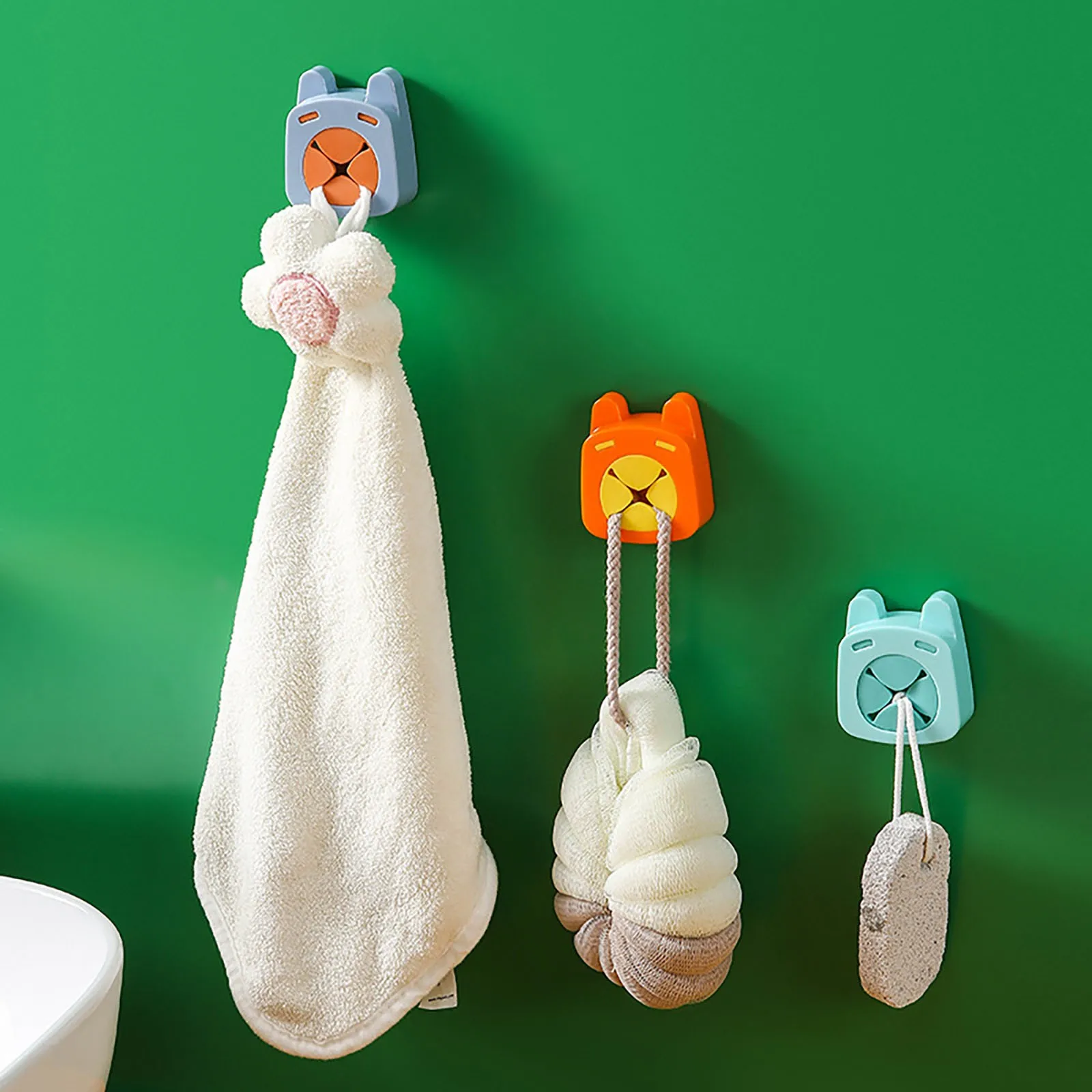 Creative Home Hook For Towel Stopper Dish Cloth Perforated Rag Stopper Hand Towel Storage Bathroom Kitchen Decor Storage Rack
Creative Home Hook For Towel Stopper Dish Cloth Perforated Rag Stopper Hand Towel Storage Bathroom Kitchen Decor Storage Rack