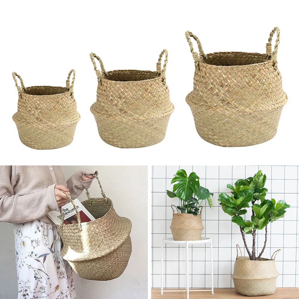 3 Sizes Seagrass Basket Dirty Storage Laundry Hanging Dirty for Garden Foldable Wickerwork Belly Woven Storage Flower Pot Plant
3 Sizes Seagrass Basket Dirty Storage Laundry Hanging Dirty for Garden Foldable Wickerwork Belly Woven Storage Flower Pot Plant