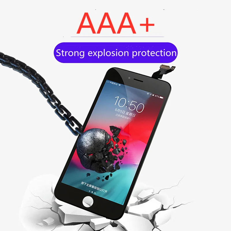 ЖК дисплей для iPhone 6 7 8 с сенсорным экраном AAA +++ дигитайзер в сборе 5S SE 6S экран без