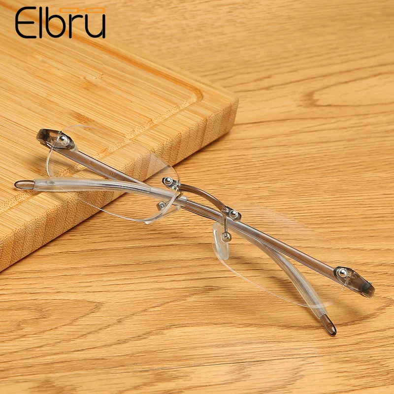 Elbru Classic Rimless Diamond Cut TR Reading Glasses Ultralight Soft Presbyopic Spectacles For Women And Men Unisex +1.0 to +4.0
Elbru Classic Rimless Diamond Cut TR Reading Glasses Ultralight Soft Presbyopic Spectacles For Women And Men Unisex +1.0 to +4.0