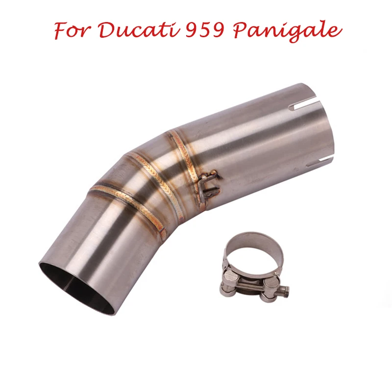 For Ducati 959 Panigale Motorcycle Mid Connect Link Pipe Stainless Steel Slip on 60MM Escape Tips
For Ducati 959 Panigale Motorcycle Mid Connect Link Pipe Stainless Steel Slip on 60MM Escape Tips