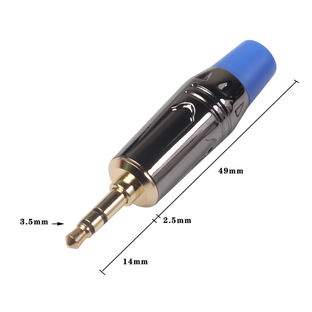 2Pcs 3 Pole 3.5mm Male Headphone Replace Jack Metal Headset Connector
2Pcs 3 Pole 3.5mm Male Headphone Replace Jack Metal Headset Connector