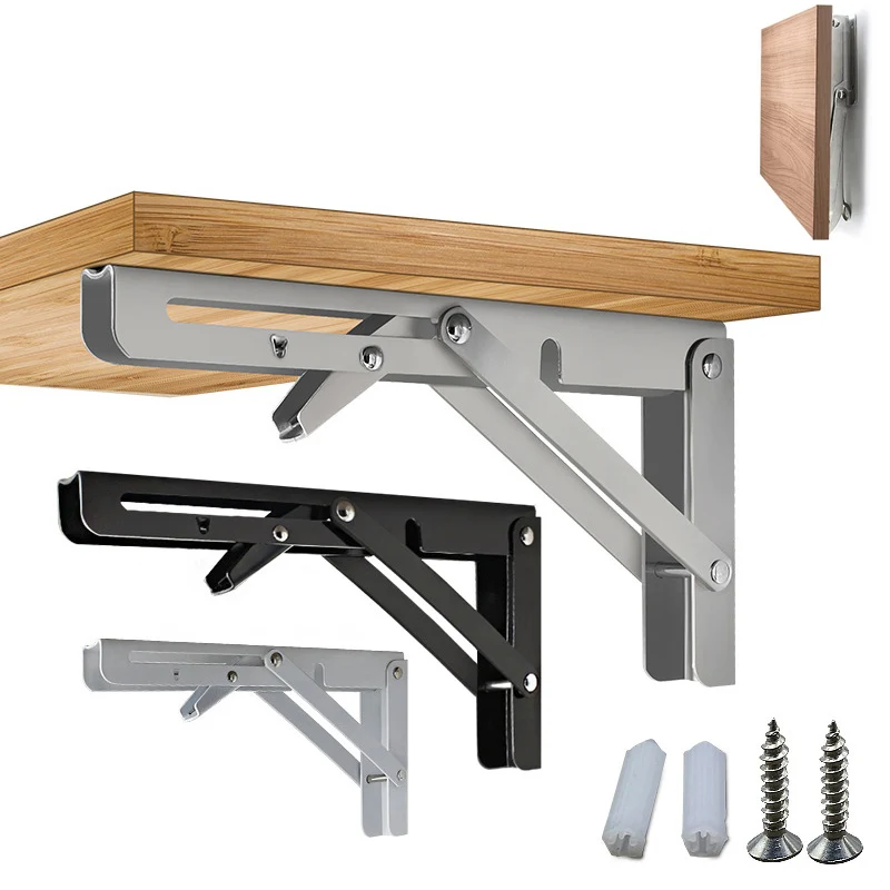 2Pcs 8-20inch Stainless Steel Folding Bracket Heavy Support Bracket Wall Mounted Bench Table DIY Bracket Furniture Hardware
2Pcs 8-20inch Stainless Steel Folding Bracket Heavy Support Bracket Wall Mounted Bench Table DIY Bracket Furniture Hardware