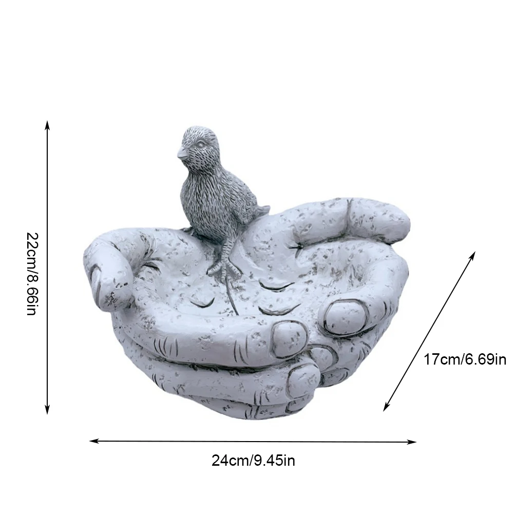 Resin Bird Feeder Bowl Bird Bath Tray Plant Pot Garden Decoration for Garden Lawn Yard Desktop Ornament Multifunction Decoration
Resin Bird Feeder Bowl Bird Bath Tray Plant Pot Garden Decoration for Garden Lawn Yard Desktop Ornament Multifunction Decoration