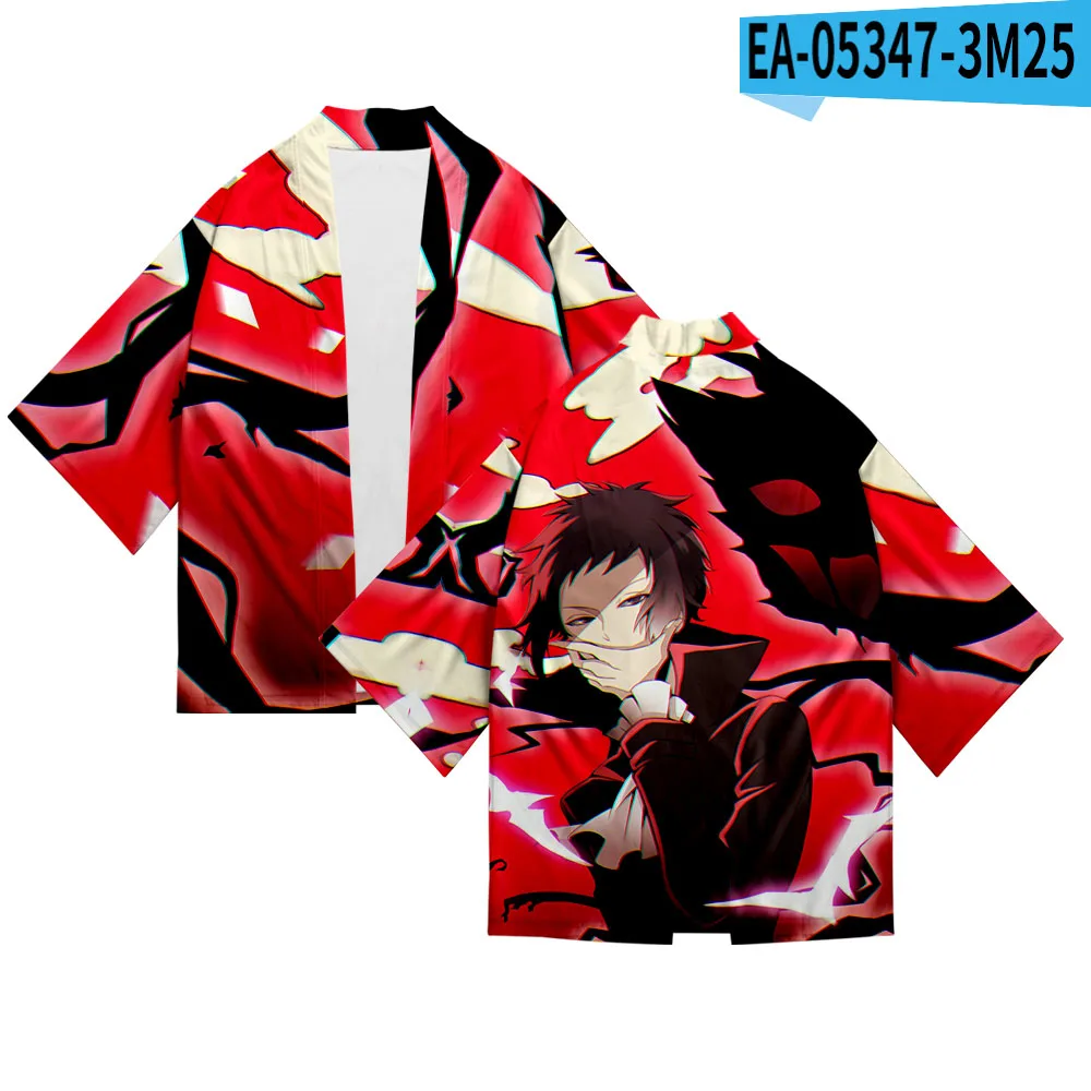 Bungo Stray Dogs 3D Printing Japanese Anime Kimono cardigan Women Men Haori Yukata Fashion Summer Kimono Short Sleeve Streetwear
Bungo Stray Dogs 3D Printing Japanese Anime Kimono cardigan Women Men Haori Yukata Fashion Summer Kimono Short Sleeve Streetwear