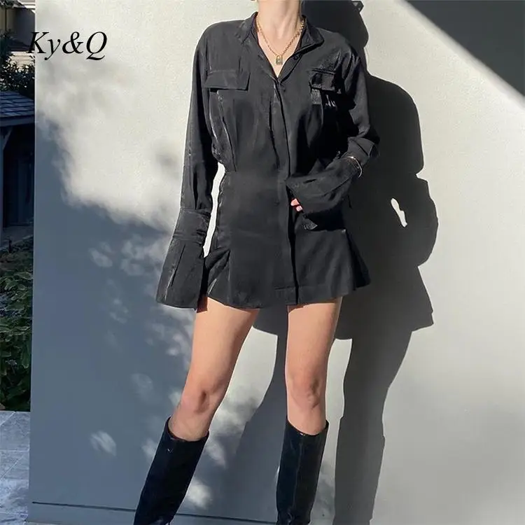 Casual Sexy Shirt Dresses Long Sleeve Women Clothing Button Elegant Turn-Down Collar Lady Mini Party Dress 2020 Vestidos
Casual Sexy Shirt Dresses Long Sleeve Women Clothing Button Elegant Turn-Down Collar Lady Mini Party Dress 2020 Vestidos