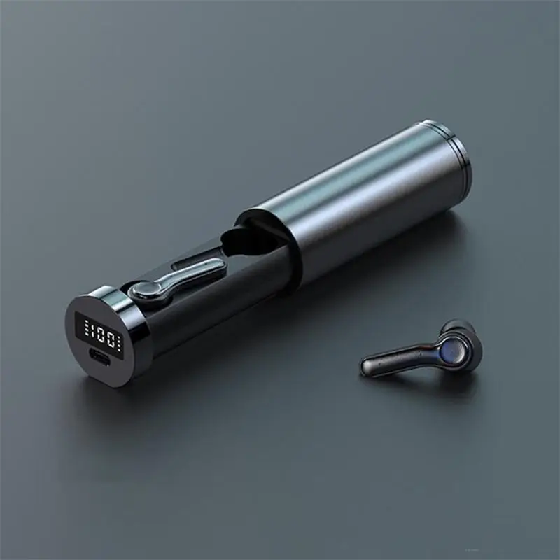 T26B Pull-out Type Touch Control Wireless Bluetooth Earbuds TWS LED Digital Display Headphone
T26B Pull-out Type Touch Control Wireless Bluetooth Earbuds TWS LED Digital Display Headphone