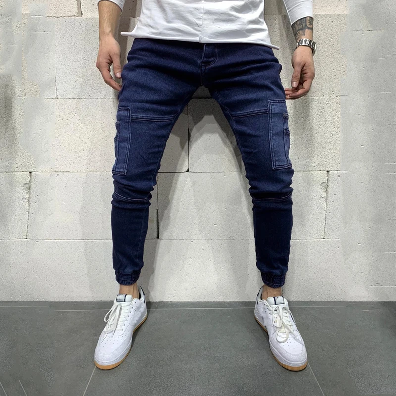 Men's Tight Jeans Streetwear 2021 Hip Hop Casual Pockets Denim Track Pants Male Harajuku Fashion Korean Trousers Brand Clothes
Men's Tight Jeans Streetwear 2021 Hip Hop Casual Pockets Denim Track Pants Male Harajuku Fashion Korean Trousers Brand Clothes