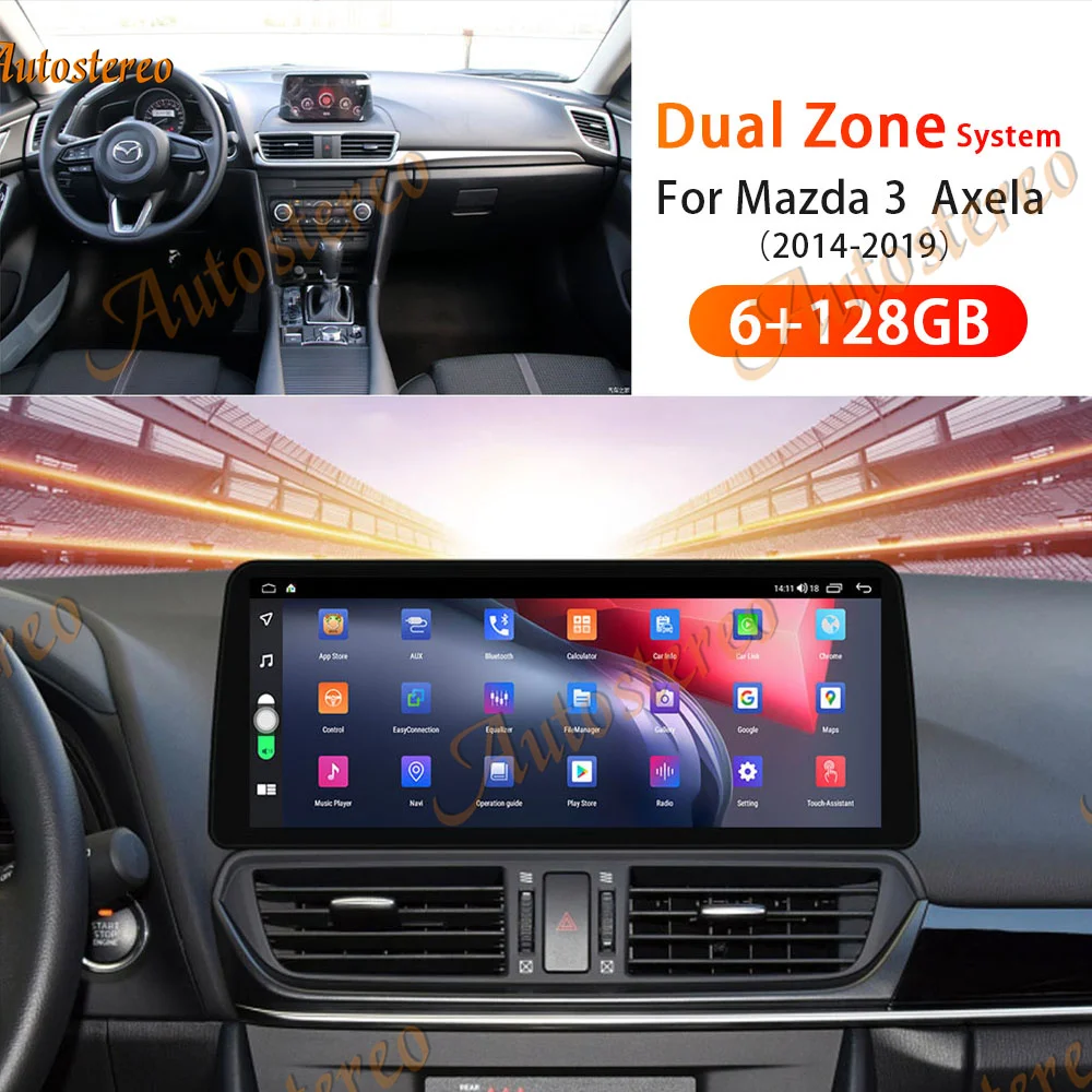 Автомагнитола 12,3 '6 + 128G для Mazda 3 Axela 2014-2019 Android, автомобильный GPS-навигатор, мультимедийный плеер, магнитофон для Carplay, головное устройство HD
Автомагнитола 12,3 '6 + 128G для Mazda 3 Axela 2014-2019 Android, автомобильный GPS-навигатор, мультимедийный плеер, магнитофон для Carplay, головное устройство HD