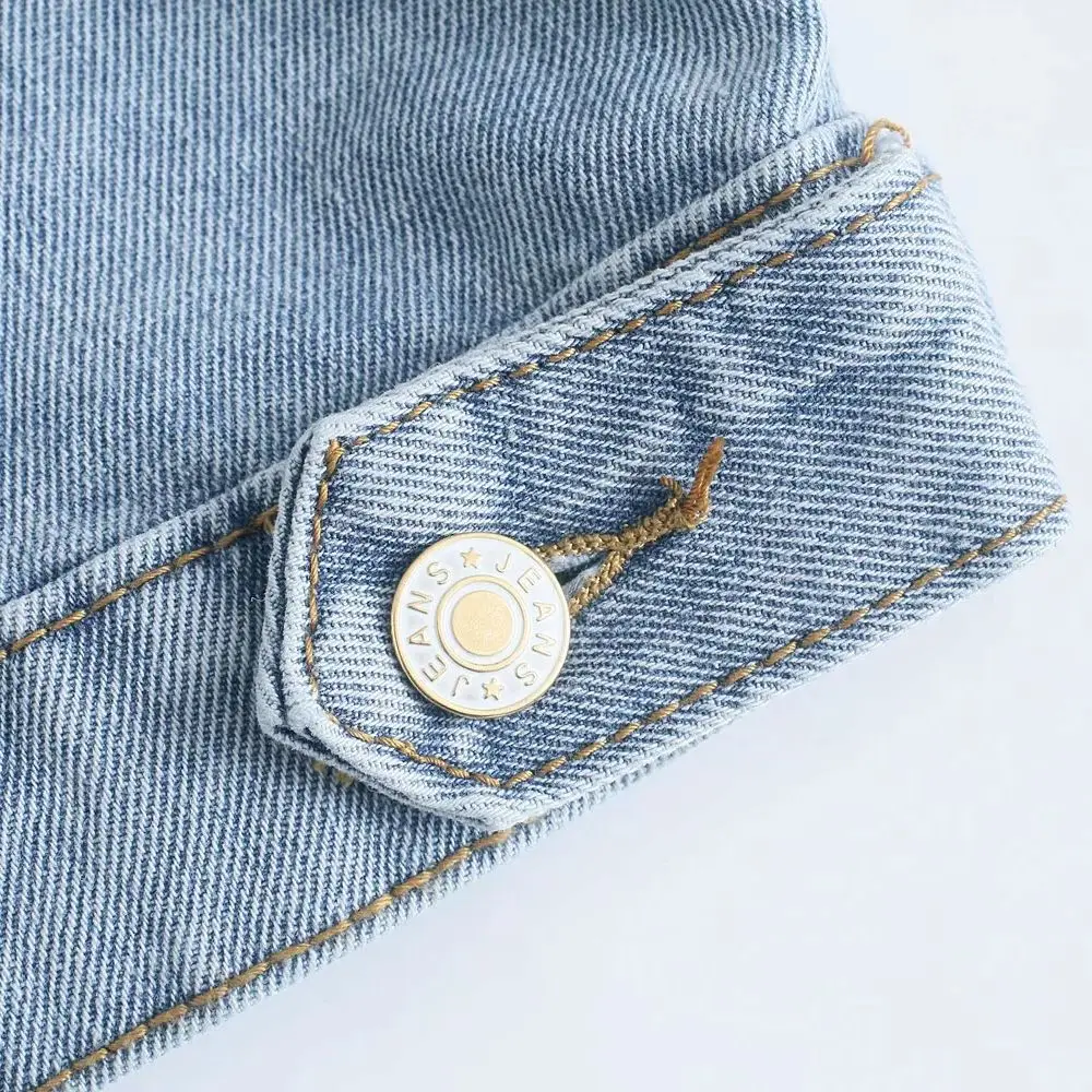 trf harajuku ins high street fashion blue denim jackets streetwear pocket casual Buttons lapel jean coat ladies short style tops
trf harajuku ins high street fashion blue denim jackets streetwear pocket casual Buttons lapel jean coat ladies short style tops