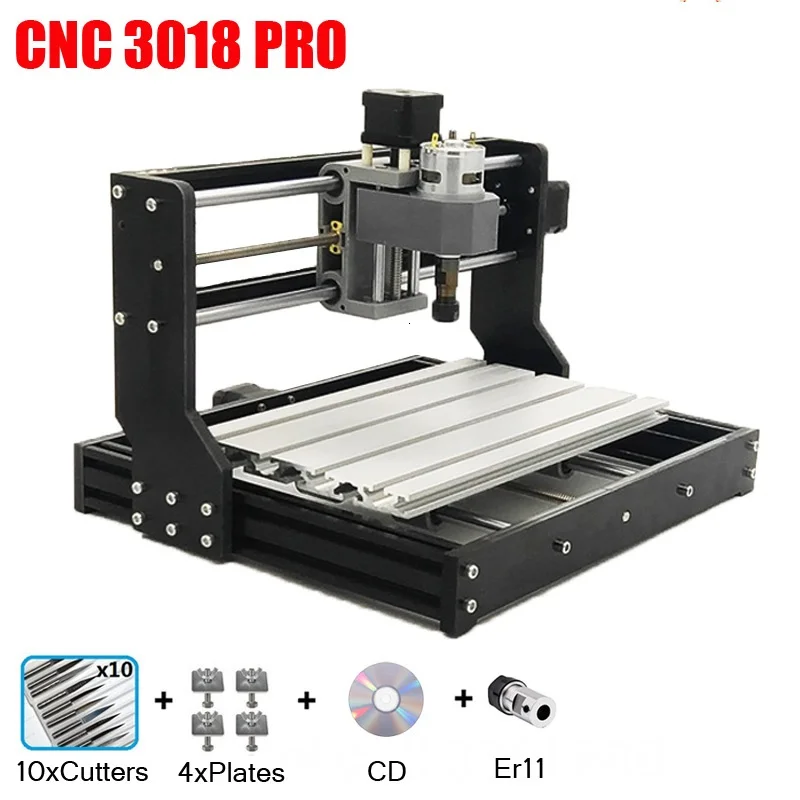 

CNC 3018 PRO Laser Engraver Wood CNC Router Machine GRBL ER11 Hobby DIY Engraving Machine for Wood PCB PVC Mini CNC3018 Engraver