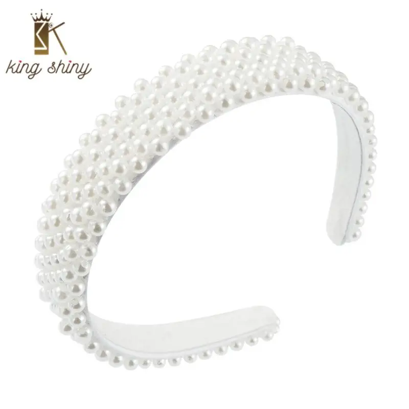 Baroque Simple Design Full Imitation Pearl Headband for Woman Luxury Hand Made Woman Wedding Party Hair Hoop Hair Accessories
Baroque Simple Design Full Imitation Pearl Headband for Woman Luxury Hand Made Woman Wedding Party Hair Hoop Hair Accessories