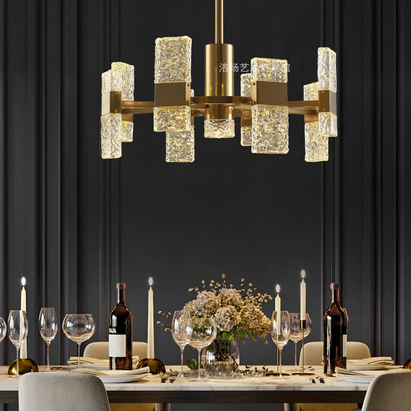 Postmodern Light Luxury Living Room Designer American Simple Dining Room Bedroom Study Glass Chandelier
Postmodern Light Luxury Living Room Designer American Simple Dining Room Bedroom Study Glass Chandelier