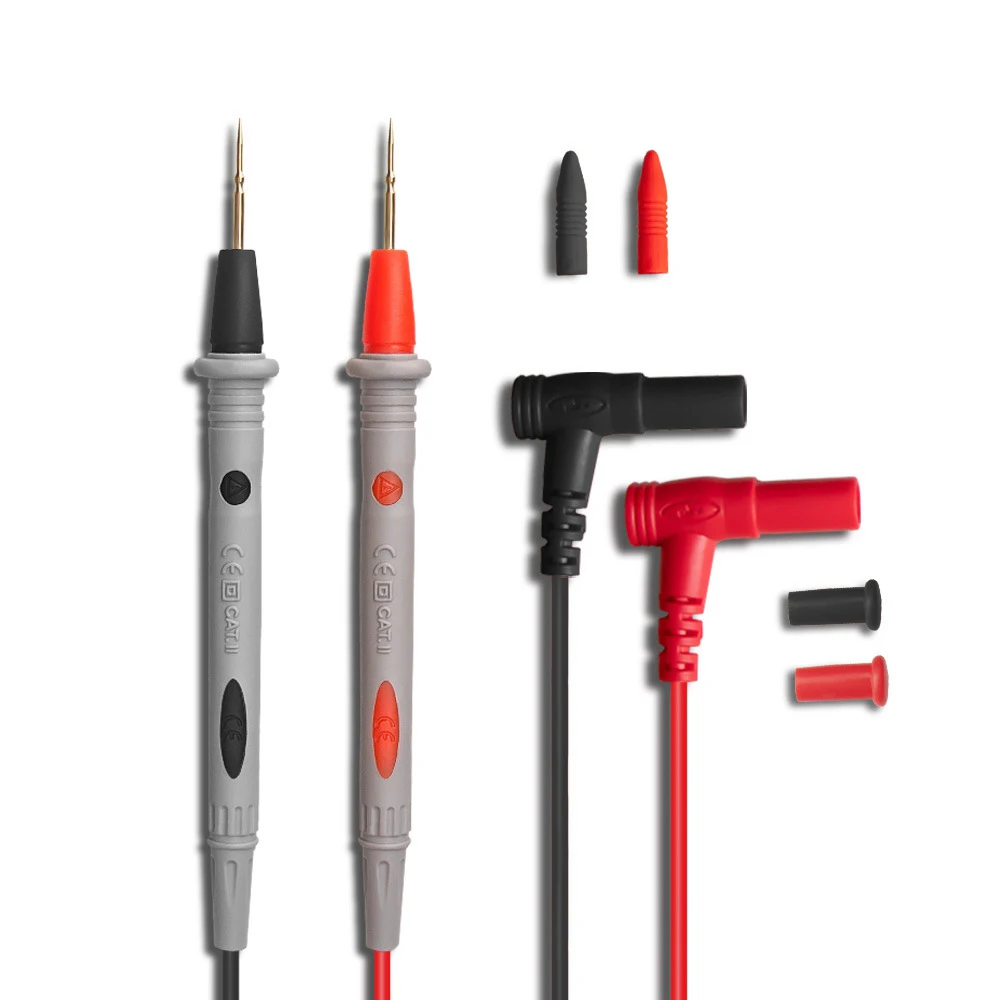 Silicone universal meter test pen 1000V multimeter special tip test pen 10A 20A gold-plated copper needle test pen test lead
Silicone universal meter test pen 1000V multimeter special tip test pen 10A 20A gold-plated copper needle test pen test lead