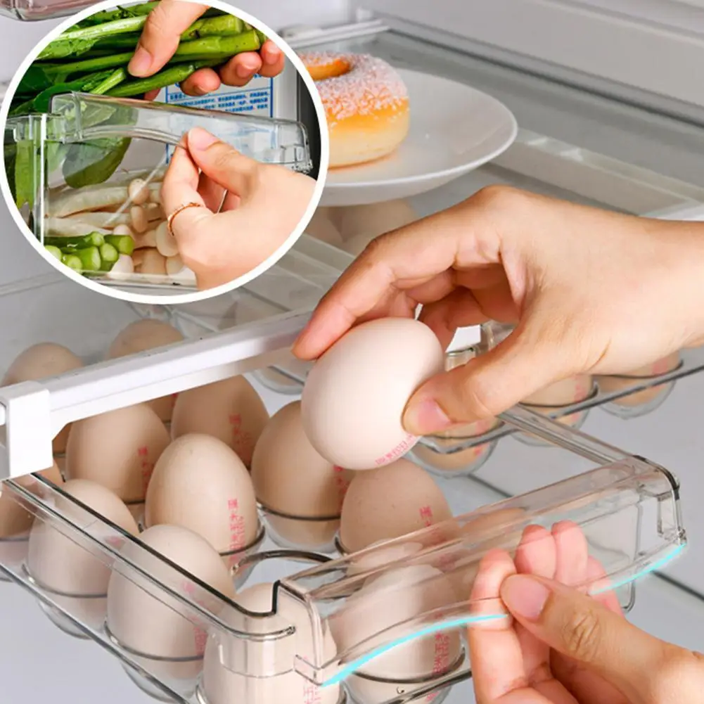 Plastic Storage Containers Drawer Organizer Boxes Plastic Storage Box Egg Refrigerator Organizer Drawer Transparent Adjustable 
Plastic Storage Containers Drawer Organizer Boxes Plastic Storage Box Egg Refrigerator Organizer Drawer Transparent Adjustable